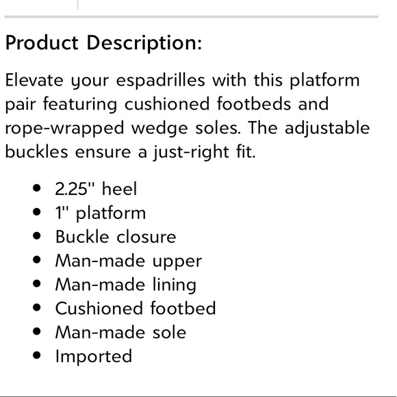 NWB Dolce Vita Baker Espadrilles - Picture 4 of 8